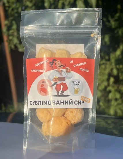 Сир хрумкий краб 30g.