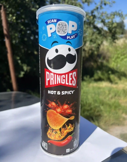 Чіпси Pringles Hot & Spicy 165g.