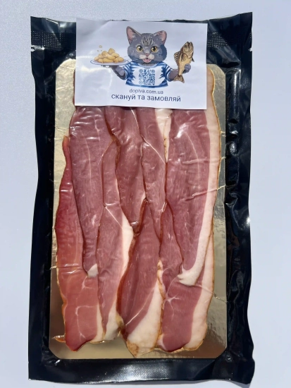 Філе качине елітне сирокопчене 60g.